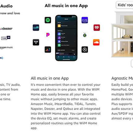 WiiM Pro Plus AirPlay2 Receiver WiFi Multiroom Streamer