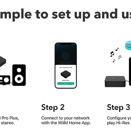 WiiM Pro Plus AirPlay2 Receiver WiFi Multiroom Streamer
