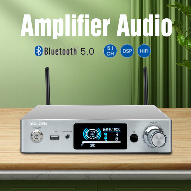 HiFiMuse WA80 Pro Wireless WiFi & Bluetooth 5.0 Power Amplifier 120Wx2