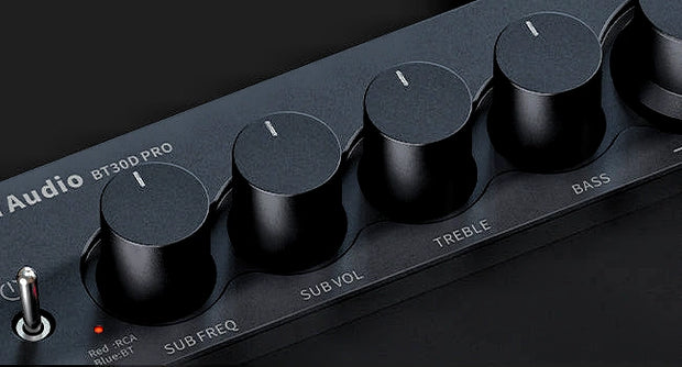 <strong>Knobs designed for subwoofer</strong>