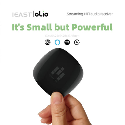 IEAST Olio AirPlay2 wireless wifi & bluetooth audio receiver player