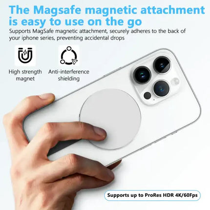 Aiffro P10 Magnetic Portable Solid State Drive, MagSafe Compatible, Type-C, Up To 2000MB/S