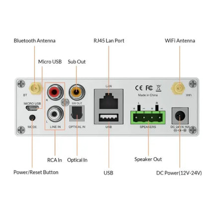 Arylic A50+ 50W x 2 Streaming Amplifier