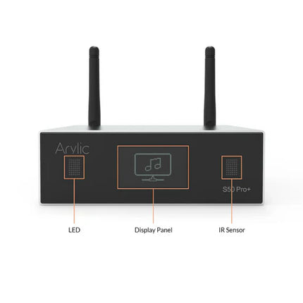 Arylic S50 Pro+ Wireless Stereo Preamp With aptX HD & ESS 9023 DAC