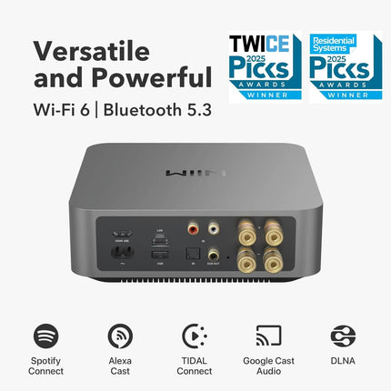 WiiM  Amp & Amp Pro: Multiroom Streaming Amplifier