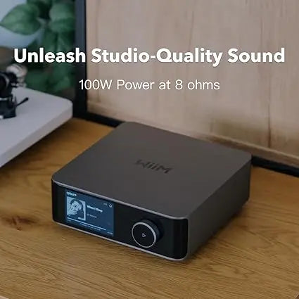 WiiM Amp Ultra with Voice Remote 2 | 100W Streaming Amplifier