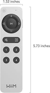 WiiM Voice Remote 2 for WiiM Music Streamers and Amplifiers